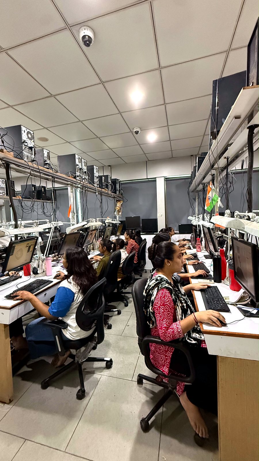 Sahyog Diamond's manufacturing floor in Surat